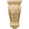 Ekena Millwork 4 1/2"W x 5"D x 10"H Medium Basket Weave Corbel, Alder CORW04X05X10BWAL - alternate 2